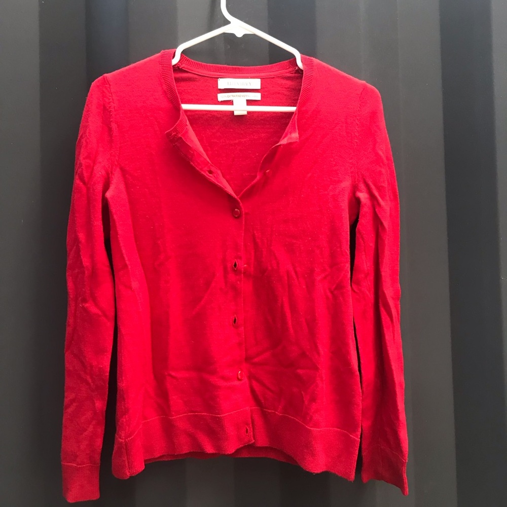 Ellen Tracy - Red Cardigan